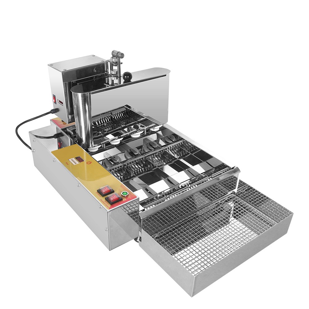 Donut Maker Mini - 2800W Elektrikli Ticari 4 Sıralı Otomatik
