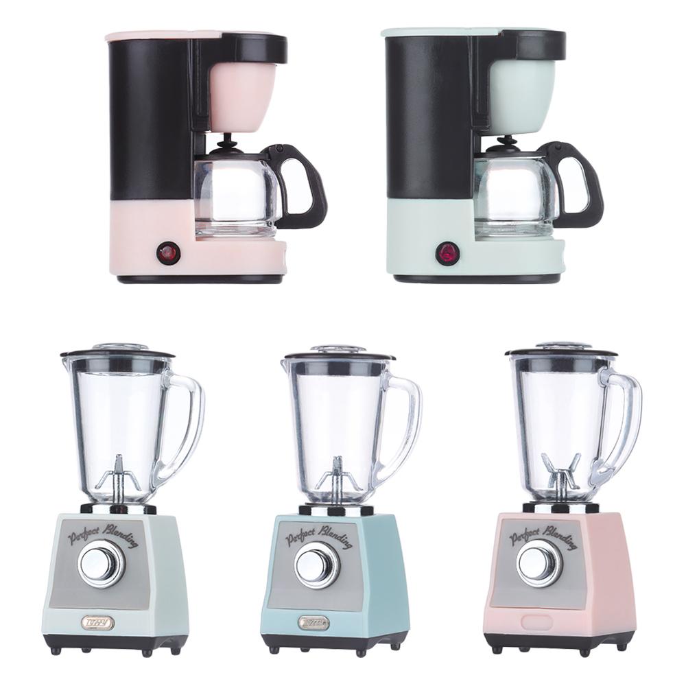 Kitchen Appliances Toys - 1:12 minyatür kahve makinesi modeli plastik
