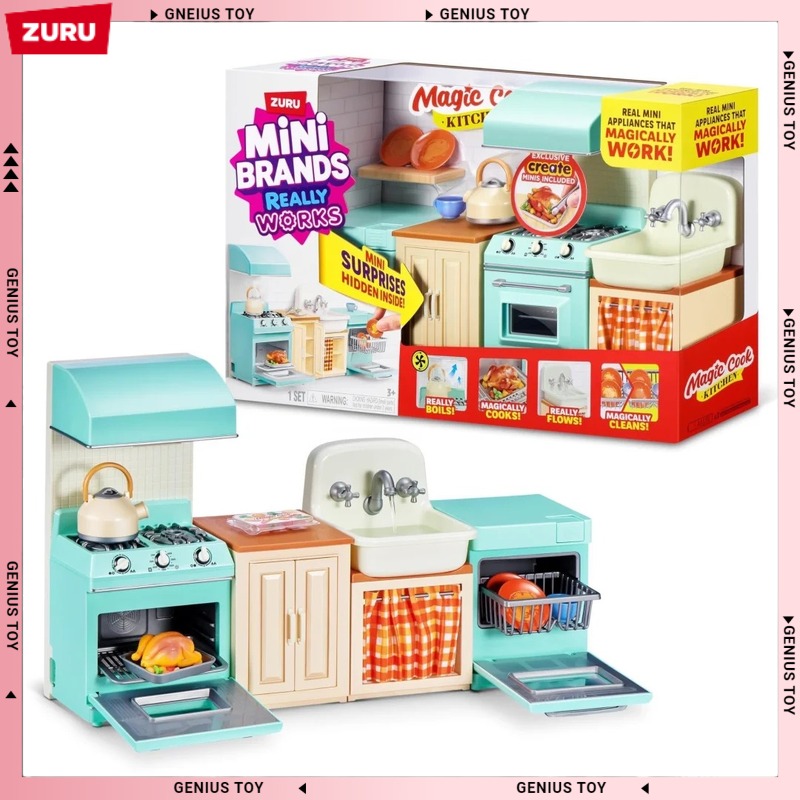 Kitchen Appliances Toys - Zuru Mini Markalar Sihirli Aşçı Mutfak