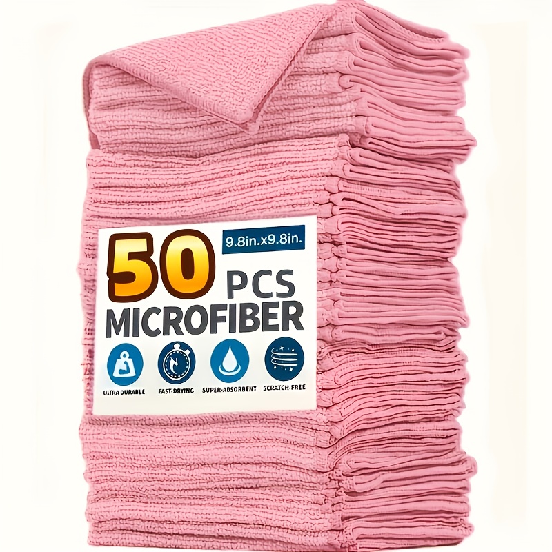 Kitchen Appliances Countertop - 1-50 adet açık pembe mikrofiber mutfak